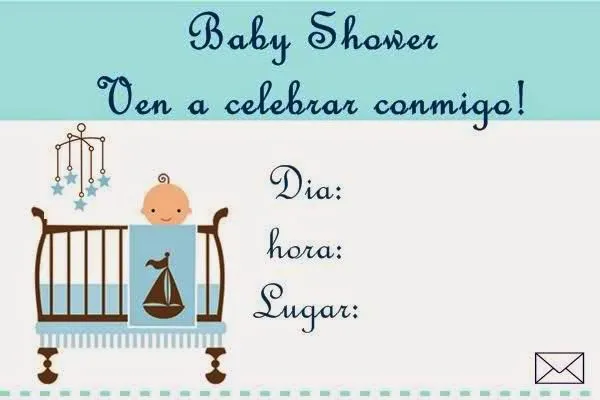 MuyAmeno.com: Tarjetas e Invitaciones de Baby Shower para Niños ...