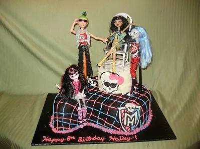 MuyAmeno.com: Tortas de Monster High para Fiestas Infantiles