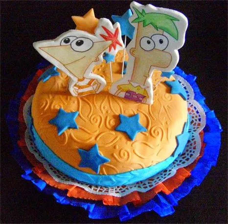 MuyAmeno.com: Tortas de Phineas y Ferb, parte 2