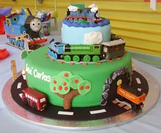 MuyAmeno.com: Tortas de Thomas y sus Amigos para Fiestas Infantiles