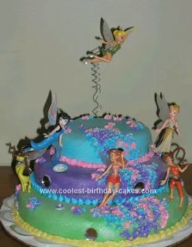 MuyAmeno.com: Tortas de Tinkerbell para Fiestas Infantiles