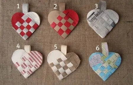Como hacer un corazón con material reciclable - Imagui