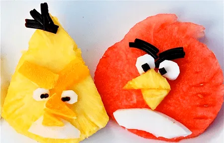 MuyVariado.com: Frutas con Forma de Angry Birds, Ideas para ...