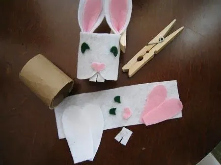 MuyVariado.com: Como Hacer Servilleteros Para Pascua, Diseño Conejo