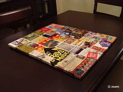 My decoupage experiment My decoupage experiment