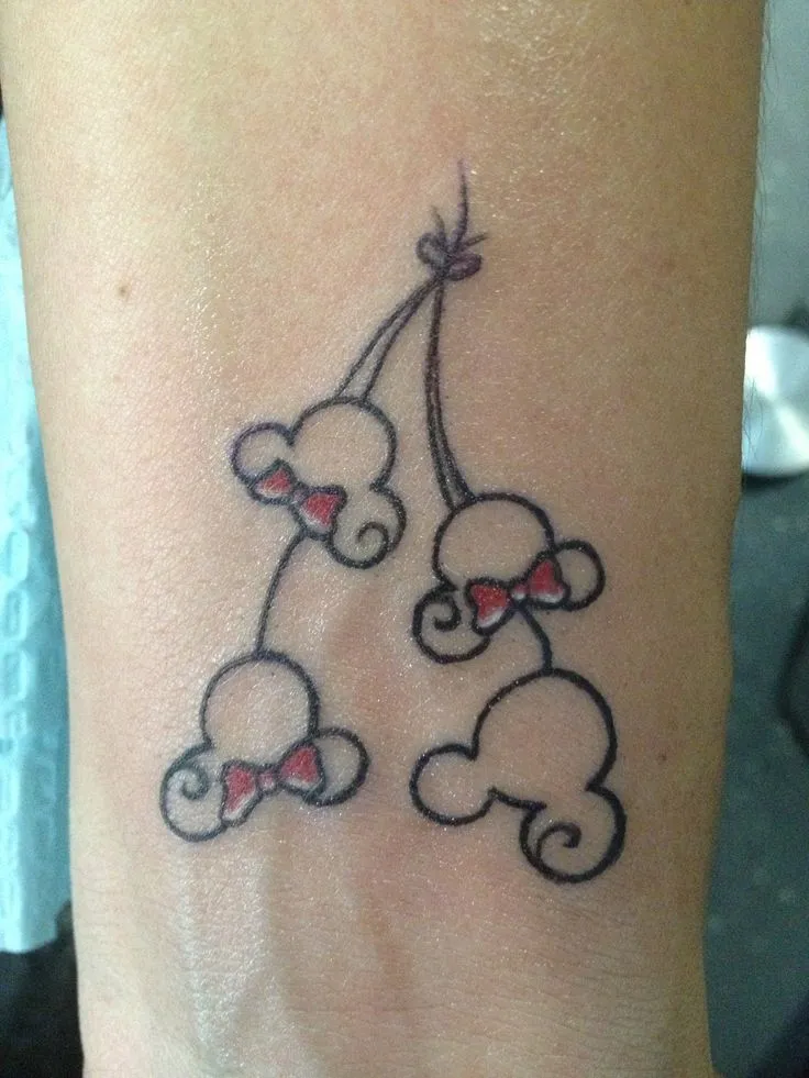 My Disney tattoo with Mickey and Minnie. | DisneyTattoos | Pinterest