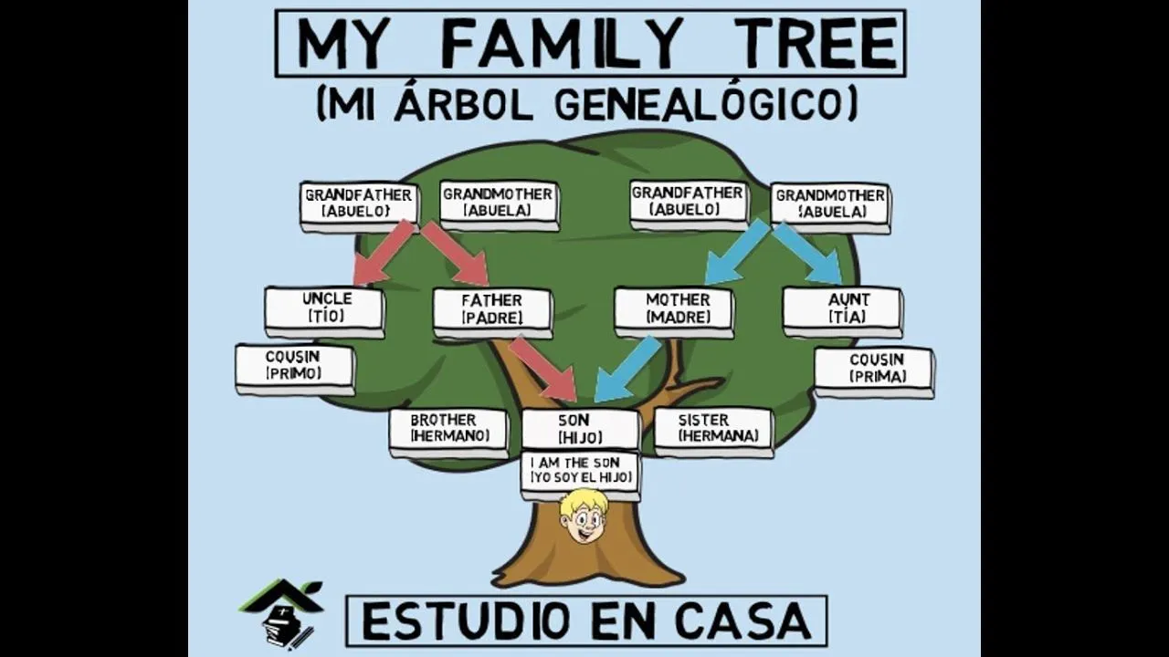 My Family Tree - Mi árbol genealógico - YouTube