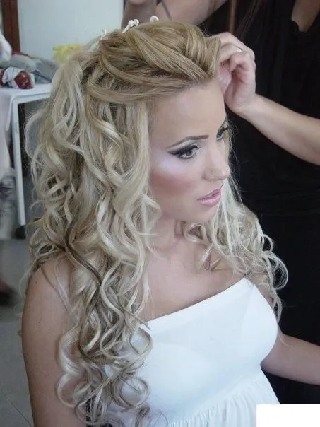 My hair will definitely be down on my wedding day. This is IT ...