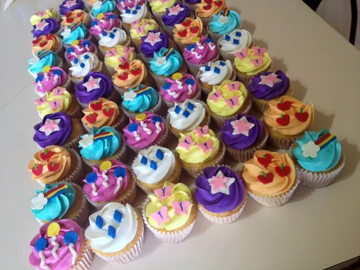 My Little Pony Cutie Mark Cupcakes | PARTY / MY LITTLE PONY ...
