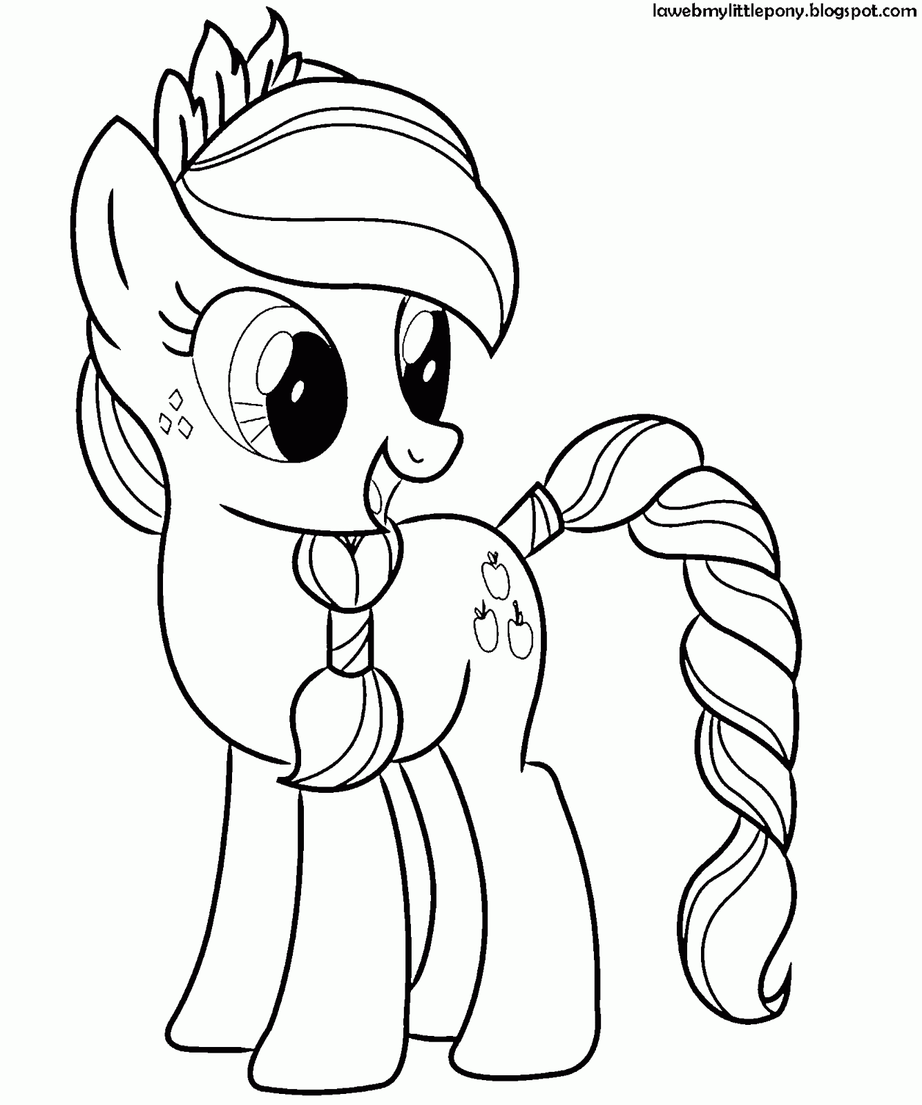 My Little Pony: Dibujos para colorear de Applejack de My Little ...