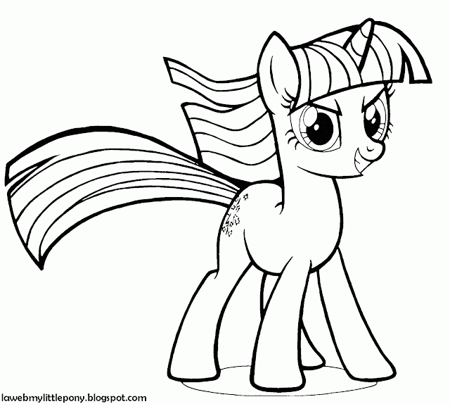 My Little Pony: Dibujos para colorear de Twilight Sparkle de My ...