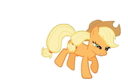 My Little Pony: GIFs animados de Applejack en My Little Pony