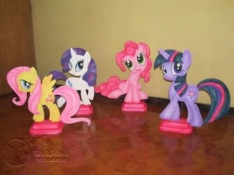 Figuras de fomi My Little Pony - Imagui
