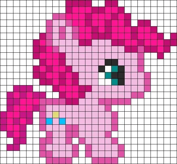 My Little Pony! on Pinterest | Minecraft Pixel Art, Perler Beads ...