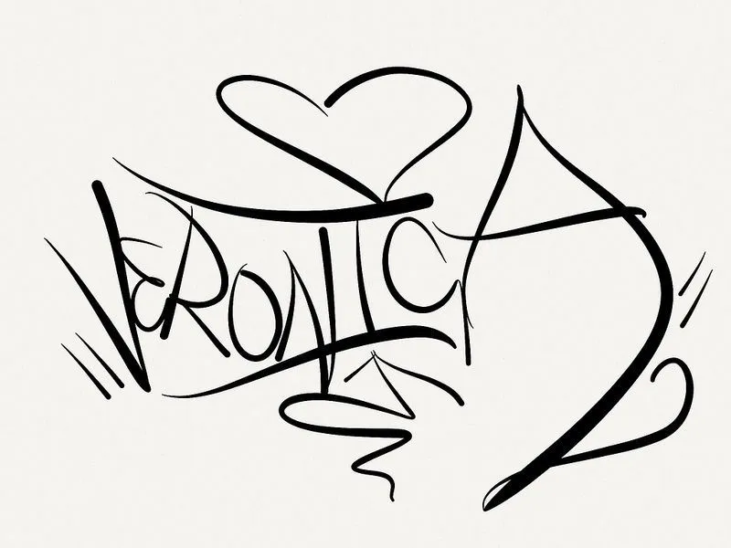 My Scribble Graffiti Art | Veronica | Graffiti art, Graffiti, Grafiti