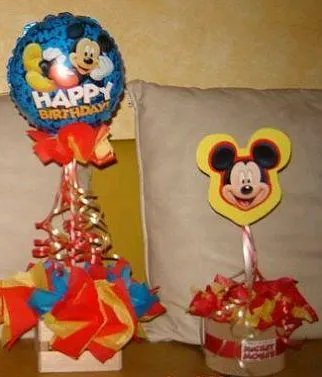 MuyAmeno.com: Fiestas Infantiles, Decoración Mickey Mouse Bebé ...