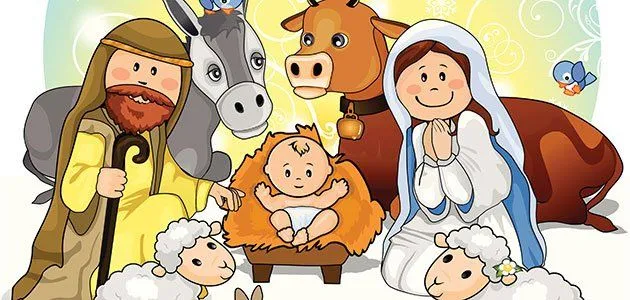 Nacimiento del niño jesus - Cuento de Navidad