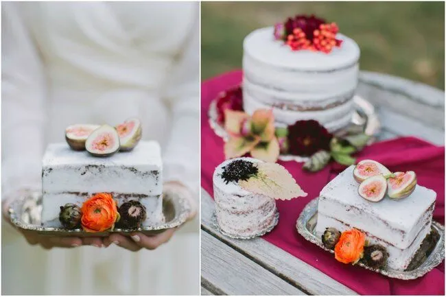 Naked cake: tendencia 2015 en tortas de matrimonio