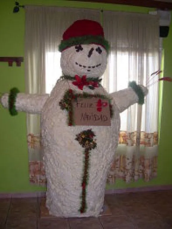 Ideas para hacer un muñeco de nieve | Aprender manualidades es ...