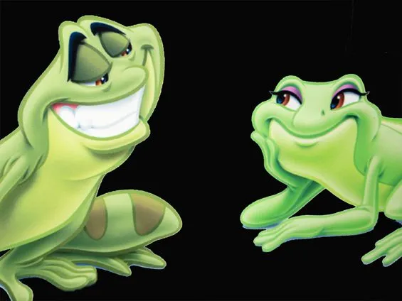 La princesa y la rana en gifs animados - Imagui