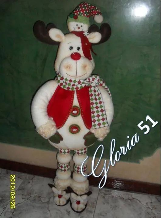 Muñecos de navidad en paño lency 2015 - Imagui
