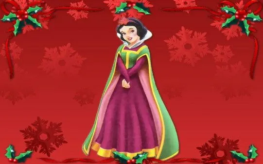 Princesas Disney en Navidad. Snow White - Fondos de Pantalla ...