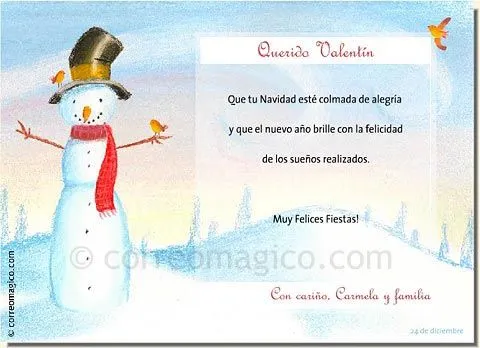 navidad muneco - Tarjetas para imprimir GRATIS en tu casa en www ...
