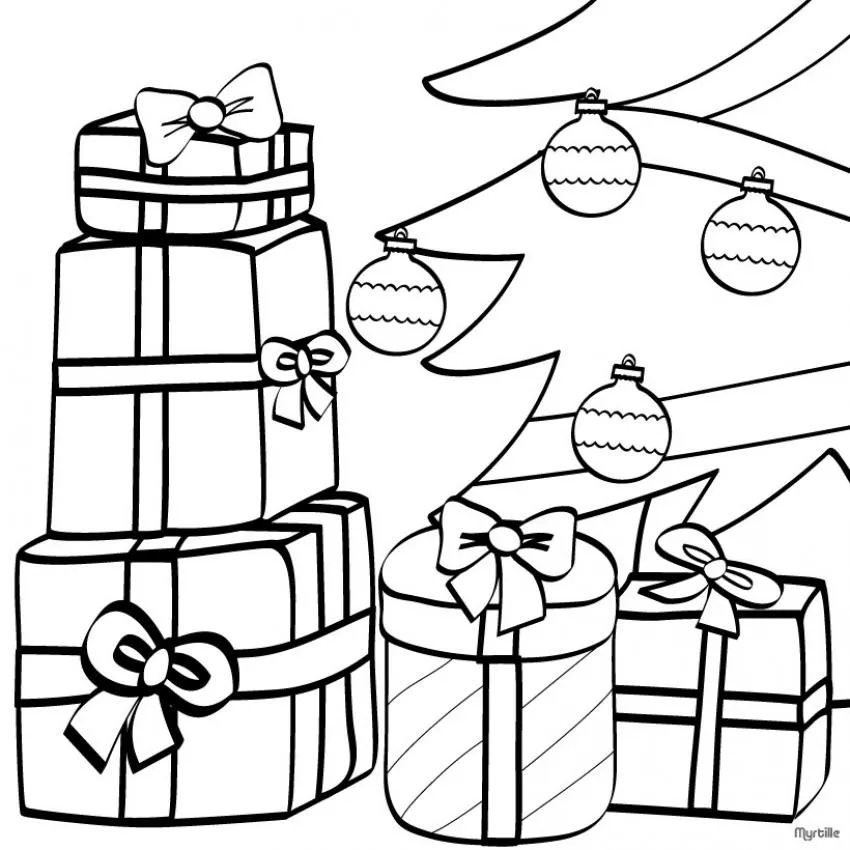 ... de Navidad con regalos para colorear - Colorear dibujos REGALOS DE ... de Navidad con regalos para colorear - Colorear dibujos REGALOS DE