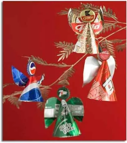 Navidad Verde: Adornos navideños con material reciclado | viviendo ...