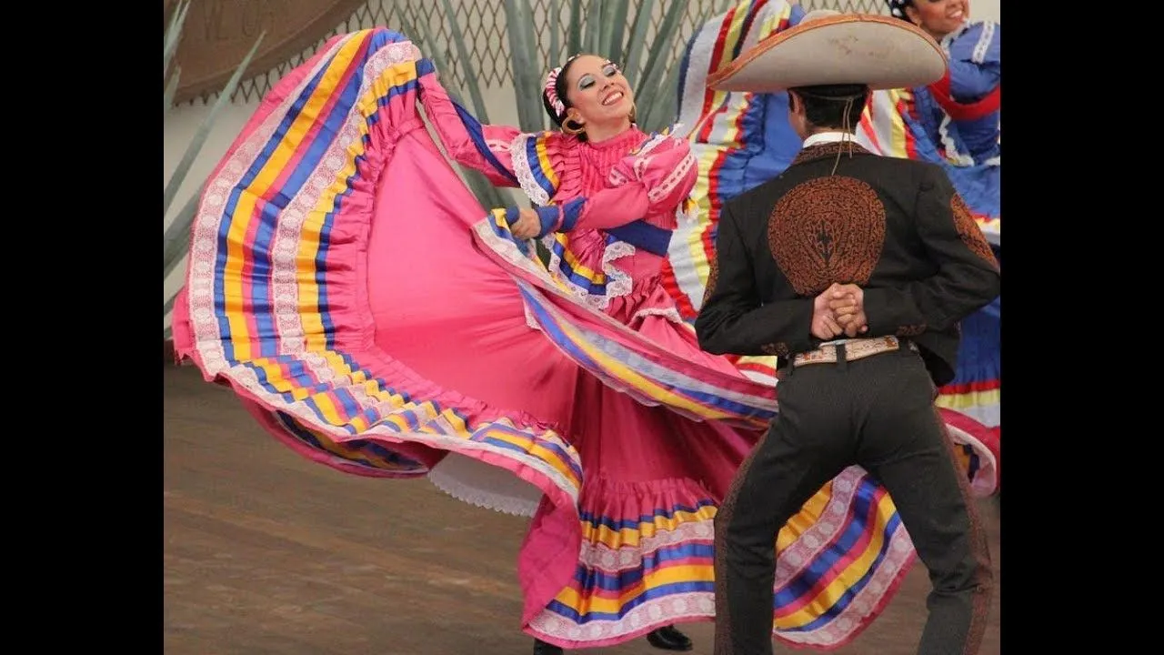 Son de la negra (con pasos básicos). Baile folcklorico del estado de Jalisco,  México. - YouTube