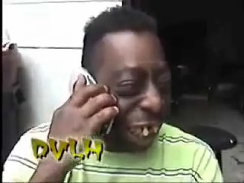 Negro gracioso hablando por teléfono - YouTube