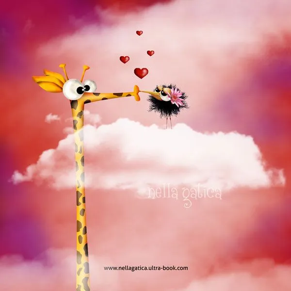 Nella Gatica + Children Illustrator: La jirafa enamorada