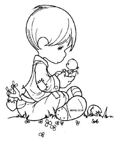 Imagen Dibujo infantil: Nene sentado - grupos. Imagen Dibujo infantil: Nene sentado - grupos.