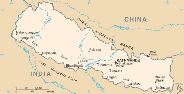 Nepal « Mapa mundi