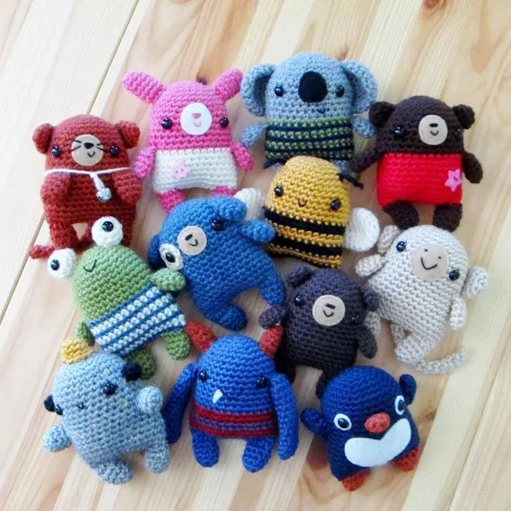 NEW Little Amigurumi Cuties crochet pattern PDF by Ana Paula ...