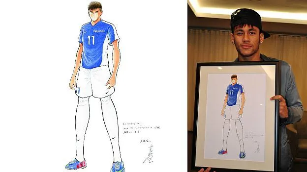 Neymar en dibujos - Imagui