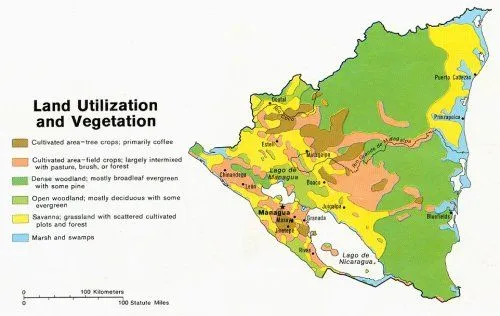 Nicaragua: clima y vegetación | La guía de Geografía