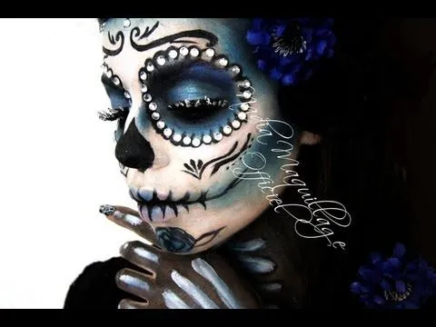 Niia Hall Maquillage #SANTA MUERTE - YouTube