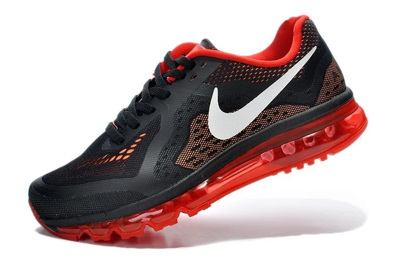 Nike Air Max 2014 Grey Orange red Shoes: Buy Online from ShopClues.com