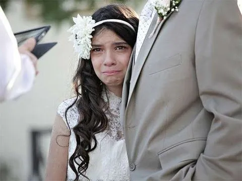 Niña "se casa" con 11 años en la boda ficticia mas emocionante del ...