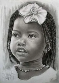 niña de raza negra 64.