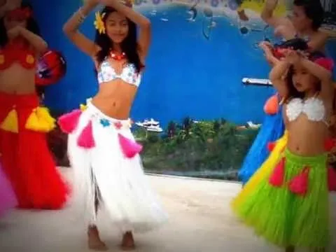 Niñas bailando Hawaiano - YouTube