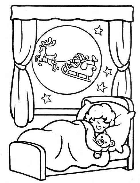 Dibujos para colorear niño durmiendo - Imagui