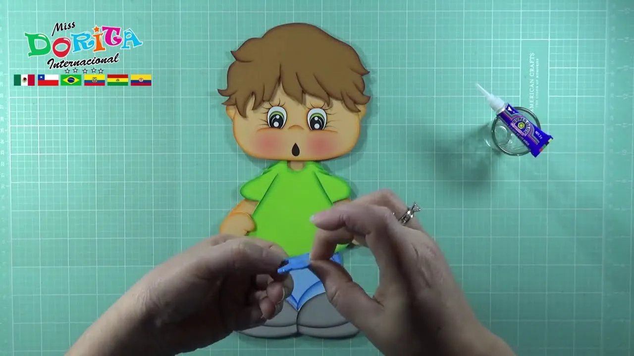 Niño en Foamy, Goma Eva, Microporoso (Handmade Craft)❤️ - YouTube