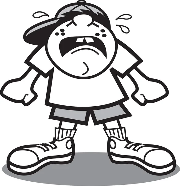 niño malcriado un berrinche y llorando — Vector stock © ClipArtGuy ... niño malcriado un berrinche y llorando — Vector stock © ClipArtGuy ...