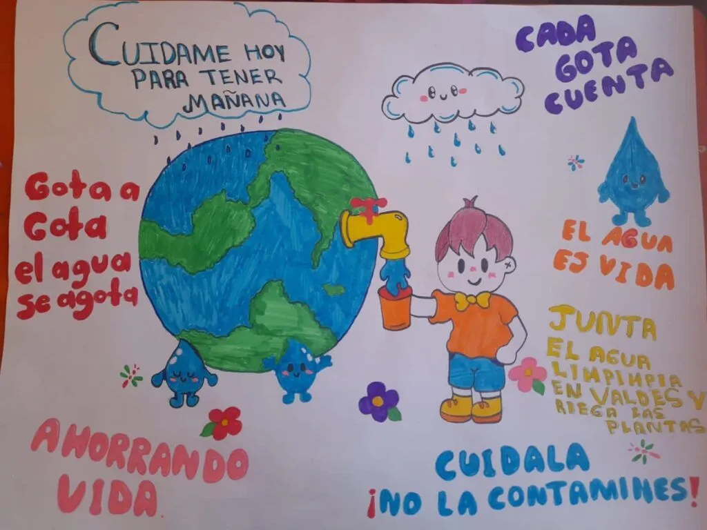 Niño de Soyatlán del Oro gana concurso de carteles sobre el cuidado del agua  - Letra Fría