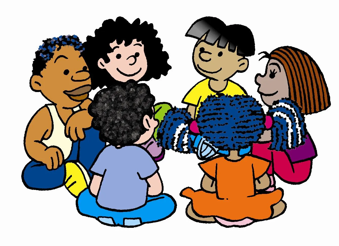 Los niños que acaban de llegar al colegio no se conocen. Será bueno ... Los niños que acaban de llegar al colegio no se conocen. Será bueno ...
