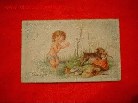 Niños bañandose en el rio en caricaturas - Imagui