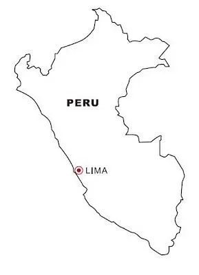 COLOREA TUS DIBUJOS: Mapa de Perú para colorear