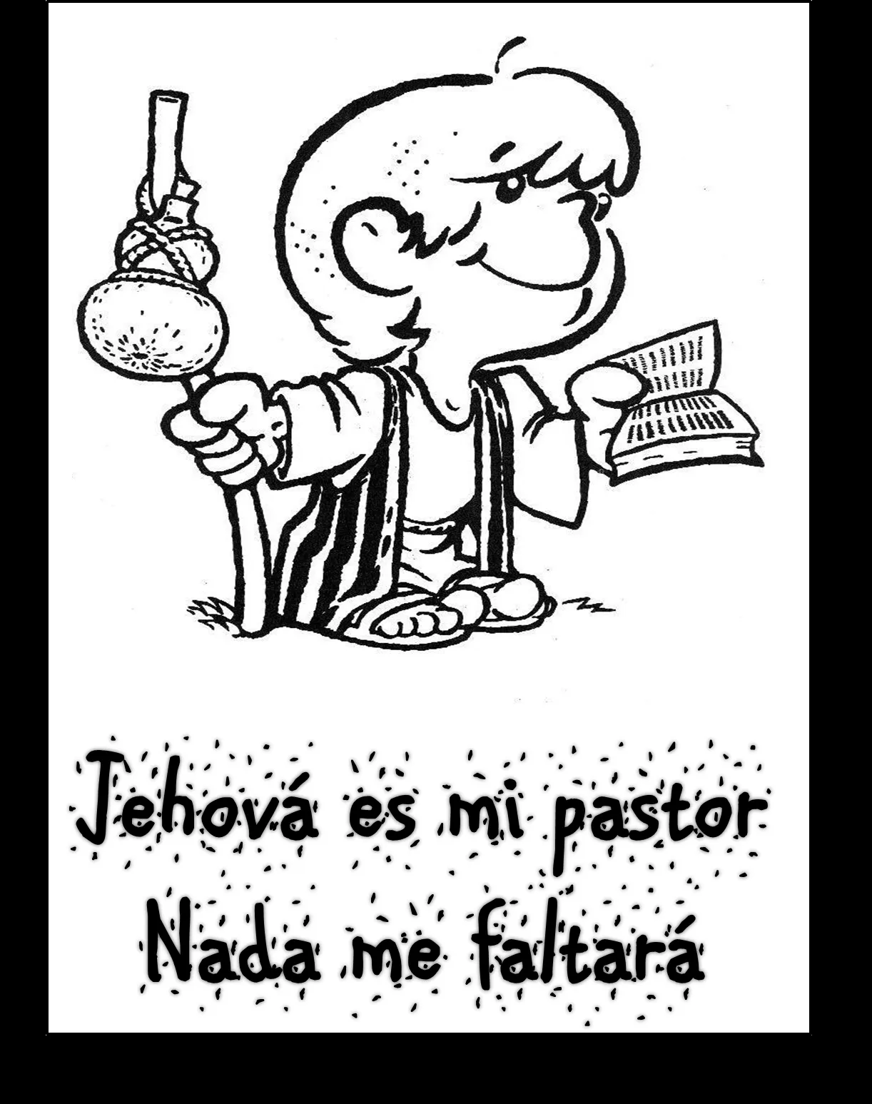 Los niños y la Biblia: Salmo 23 para niños. Una idea para colorear y ... Los niños y la Biblia: Salmo 23 para niños. Una idea para colorear y ...